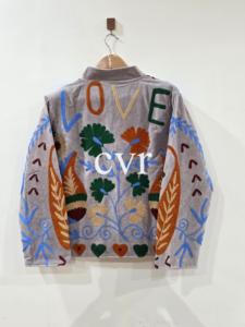 Abrigo de Lujo para Mujer, Hecho a Mano, de Terciopelo Suzani, Bordado a Mano, Estilo Uzbeko, Ecológico, para Invierno, Estilo Boho, para Fiestas - Product Image 3