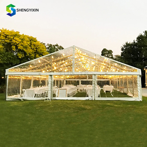 2025 Neues Design Luxus Outdoor Big Marquee Zelt Wasserdichte Hochzeits feier <span class=keywords><strong>Clear</strong></span> Top Zelt für Events - Product Image 1