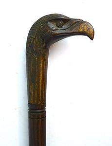 ไม้เท้าเดินป่าตั้งแคมป์เคลือบมันเงาขนาด122ซม. ไม้เท้าออกแบบได้ตามต้องการ - Product Image 6