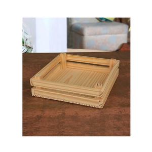 Premium élégant pour plateau de service en bois de manguier Design Art déco pour mariage Ramadan & Diwali plateau décoratif Bakkal - Product Image 3