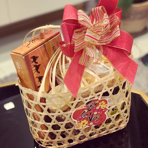 PANIER EN BAMBOU TET CELEBRATION/PARFAIT POUR LES CADEAUX DES FÊTES/FABRIQUÉ AU VIETNAM - Product Image 4