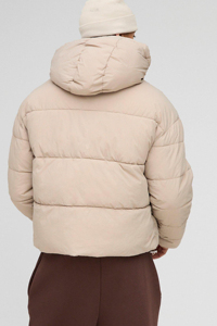 Chaqueta acolchada de nailon arrugado con logotipo personalizado de último diseño en arena, chaqueta de hombre acolchada de calidad de invierno a prueba de viento - Product Image 4