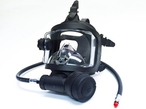 Masque de plongée intégral en silicone ZT OTS Guar-Dian, pliable, anti-buée, réglable, vue large à 180°, respiration sèche, étanche - Product Image 4