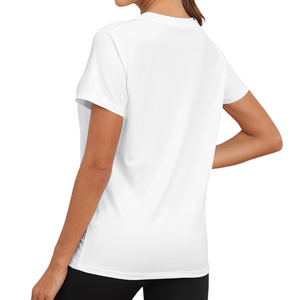 Ropa de entrenamiento Ropa deportiva y transpirable Ultra suave al tacto Mejor tela de poliéster Entrenamiento Gimnasio Camiseta para mujer - Product Image 2