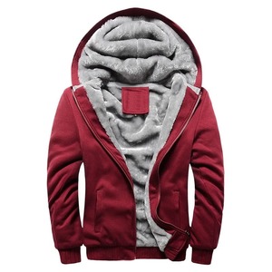 Sweat-shirt à capuche en polaire de style coréen pour homme, vêtements de sport pour étudiants, automne-hiver, épais, chaud, décontracté, pull-over, manteau d'hiver pour homme - Product Image 1