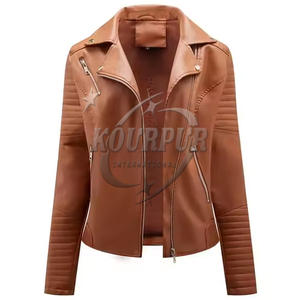 Chaqueta de piel de oveja hecha a medida para mujer más vendida disponible en todos los colores y tamaños - Product Image 4