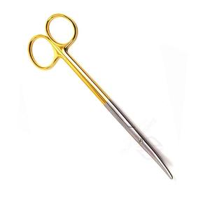 Precision <b>Surgical</b> Gum Scissors | Manual Custom 145mm Half Gold Curved Stainless Steel <b>Blade</b> CE Certified for Professional Use - Product Image 5