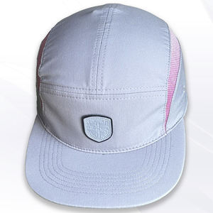 Vietnam Factory Direct Snapback Cap Streetwear Style Hip Hop Plaid Motif Sangle Réglable Broderie Logo Maille pour la Pêche - Product Image 3