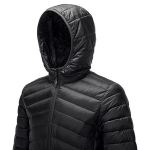 Men's Water-Resistant Winter Puffer Jacket <b>with</b> Full Zip & Windproof <b>Hood</b> Front Logo-Hooded Winter <b>Coat</b> - Product Image 4