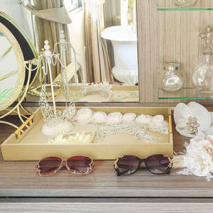 Plateau en bois écologique avec poignées en métal Bar Restaurants Table basse Plateau Plateau en bois naturel Fabricant Prix de gros - Product Image 6