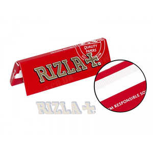 Boîte de papier à rouler Rizla rouge de taille moyenne, papier certifié FSC avec gomme arabique naturelle pour le rouler du tabac - Product Image 2