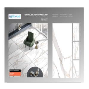 Carreaux d'intérieur design en porcelaine Série d'inspiration italienne Carreaux en porcelaine Premium 600x1200mm Carreaux vitrifiés pour mur et sol - Product Image 1