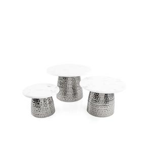 Présentoir à gâteaux de luxe en aluminium avec classique conçu pour les grands mariages, les événements haut de gamme et les célébrations élégantes - Product Image 3