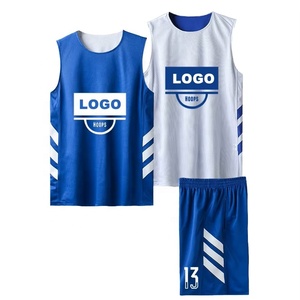Tenues de basketball personnalisées imprimées par sublimation, 100 % polyester, respirantes, anti-humidité, séchage rapide, grandes tailles personnalisées - Product Image 1