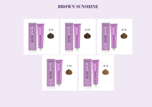 ครีมย้อมผมถาวร ERREELLE Prestige Nutricolor สูตรวีแกน 120 มล. สำหรับทุกสภาพเส้นผม สูตรบำรุง ให้สีน้ำตาลซันไชน์ - Product Image 4