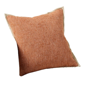 Boho Print Fringe <b>Cushion</b> <b>Cover</b> Luxury Soft Organic Cotton Zipper Closure 45x45 Size for Home Living Room Decor for Couch - Product Image 1