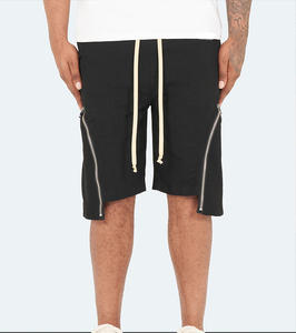 Pantalones cortos de hombre de alta calidad al por mayor con cremallera de moda Cargo Design Casual cordón Vintage cremallera Cargo Shorts - Product Image 1