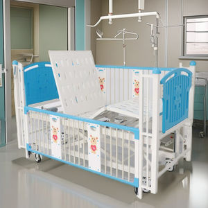 BESCO BES-HB064マニュアル小児用ベッド幼児用トロリー担架ステンレス鋼幼児用ベビーベッド用金属製病院用ベッド - Product Image 6