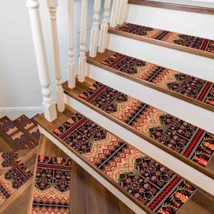 Geometric Pattern Printed <b>Rug</b>: Modern Kilim Design <b>for</b> Ethnic <b>Nursery</b> Decor,Goblen - Product Image 4