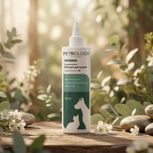 Loción de Limpieza de Oídos PetBiology Therapy con Agente Cerumenolítico para Perros y Gatos, 150 ml – Cuidado Avanzado de los Oídos de Mascotas - Product Image 1