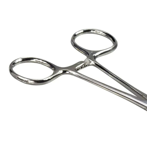 Venta al por mayor de acero inoxidable Pennington ranurado (extremo abierto) pinzas de abrazadera pulido de espejo con trinquete Piercing corporal grupo - Product Image 4