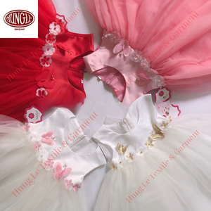 Vestido De Princesa De Flores Y Mariposas Para Niñas En Días De Fiesta - Product Image 4