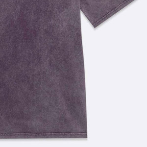 Lightweight 100% Cotton Breathable Eco-Friendly Quick Dry Acid Wash <b>T</b>-<b>Shirt</b>-Perfect Daily Wear Casual Streetwear for Men - Product Image 6