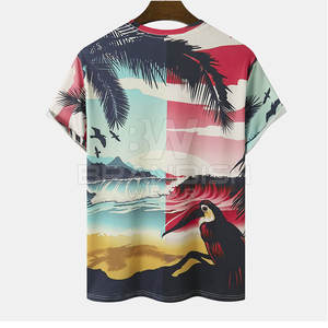 Camisetas de sublimación de último diseño de manga corta, camisetas de sublimación transpirables de secado rápido más vendidas - Product Image 2