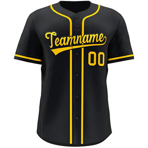 Maillots de baseball à séchage rapide personnalisables Vêtements de fitness respirants confortables Noms personnalisés Numéros Sports des équipes sportives - Product Image 4