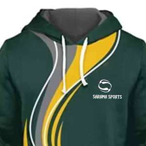 Sweat à capuche personnalisé élégant, sublimation, design durable de haute qualité, parfait pour le sport et les vêtements décontractés, sweat à capuche pour adultes - Product Image 2