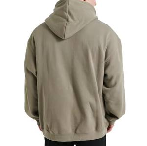 Sweat à capuche pour hommes 100% coton de haute qualité en détresse pour la conception d'impression bouffante Logo personnalisé vêtements de rue lourds pour la saison d'hiver - Product Image 6