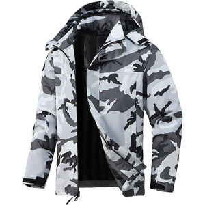 Chaqueta Softshell táctica Premium de nuevo diseño para hombre 2025, cortavientos resistente al agua para primavera y otoño, abrigo con capucha y cremallera con bolsillos - Product Image 6