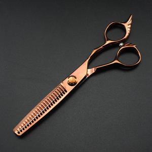 Tijeras de corte de pelo personalizadas profesionales, barberos, agarre de precisión de acero inoxidable de alta calidad, herramienta de belleza con punta de hoja afilada - Product Image 3