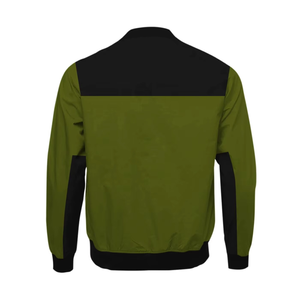 Blouson bomber en polyester recyclé pour homme, résistant à l'eau, fabriqué en usine - Product Image 4