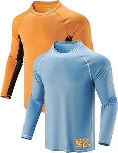 Custom Sublimated Jiu Jitsu Rashguard Long Sleeve MMA BJJ Compression Shirt with <b>Surf</b> Logo Wholesale for Men - Product Image 1