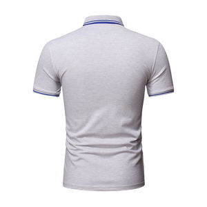 Polo de manga corta de diseño personalizado para hombre, Polo estampado de talla grande de buena calidad para hombre - Product Image 3