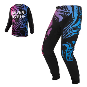 Venta al por mayor Tasa Dirt MTB Jersey Pantalones Gear Set MX Combo Moto Outfit Motocross Racing Hombres Off Road Moto Kits MTB Trajes - Product Image 1