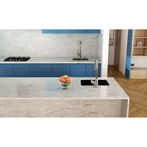 Verdelia par Unionstone, produit en cristal de quartz de composition premium, disponible en tailles 130x65 et 130x32.5 et en épaisseurs 2cm/3cm. - Product Image 5
