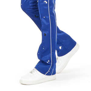 Personalizado al por mayor 100% tela de algodón hecho hombres pantalones acampanados logotipo personalizado impresión más nuevo estilo Oem servicio hombres Joggers - Product Image 4