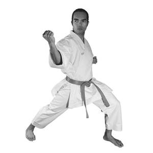 Uniforme de Karate Ligero de Primera Calidad, Traje de Artes Marciales Duradero con Cinturón para Adultos y Niños, Cómodo para Entrenamiento de Karate y Taekwondo - Product Image 1