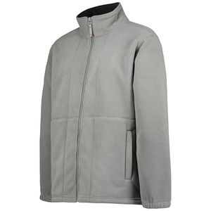 Veste polaire unisexe zippée imperméable à capuche pour homme, décontractée, personnalisable, avec poche poitrine, en polyester/coton - Product Image 6