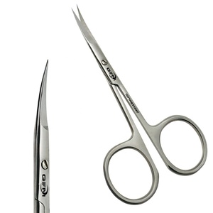 Tijeras para Cutículas de Acero Inoxidable de Primera Calidad, Cuchilla Curva de Cerámica, Tijeras de Precisión para Manicura y Pedicura Profesional - Product Image 3