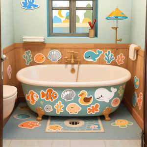 Autocollants antidérapants pour salle de bain en gros, fabricant OEM offrant plusieurs tailles, épaisseurs et formes pour la sécurité des zones humides de la baignoire - Product Image 6