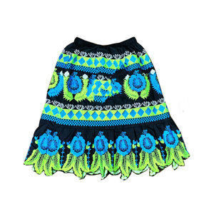 Falda Pohnpei 2026 con Estampado Floral, Falda Midi con Cintura Elástica, Faldas de la Isla Micronesia con Bordado, Oferta Especial, Faldas Negras - Product Image 6