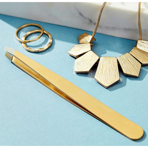 Pince à sourcils professionnelle en acier inoxydable de haute qualité OEM prix usine pointu léger réutilisable cheveux écologiques - Product Image 5