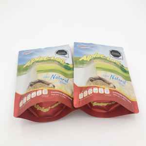 Pochette debout laminée mate avec fermeture éclair et encoche de déchirure pour l'emballage des noix et des graines - Taille personnalisée OEM, fabricant vietnamien - Product Image 3