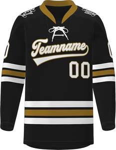 100% poliéster sublimación uniforme disponible diferentes tamaños hombres hockey sobre hielo Jersey logotipo personalizado - Product Image 3