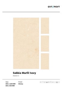 Carreaux de porcelaine aspect marbre poli blanc 600x1200mm 60x120cm Céramique émaillée 24x48in Dalles de sol haut de gamme - Product Image 5