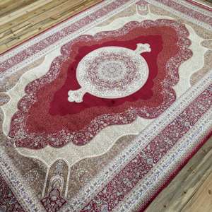 Alfombra Turca Vintage Grande de 6.4x9.9 pies (194x303 cm), Alfombra Roja a Rayas - Product Image 3