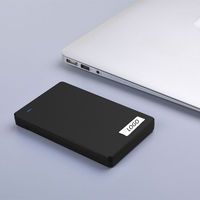 Casing HDD Eksternal Plastik Baru 2.5 Inch USB 3.0 Tanpa Alat untuk Hard Disk Drive SATA